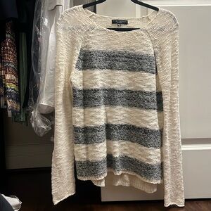 Sanctuary sweater - blue and white striped